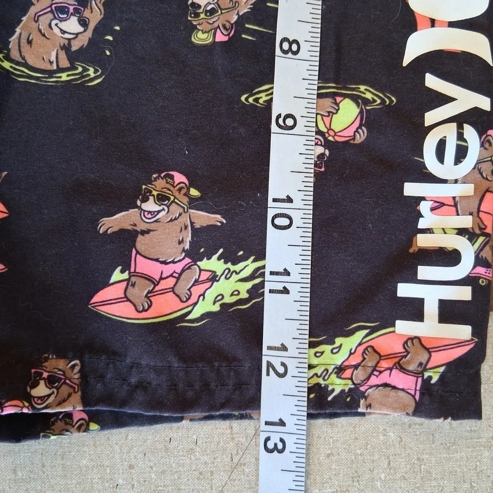 Hurley Boys Swim Trunks Surfer Bear Sz 6 Beach Summer EUC